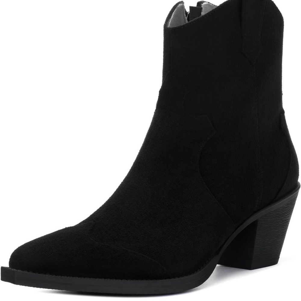Black Suede Ankle Boots